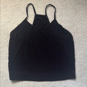 Born Primitive Black Ribbed “Keep it Easy” Women's Tank Size Large